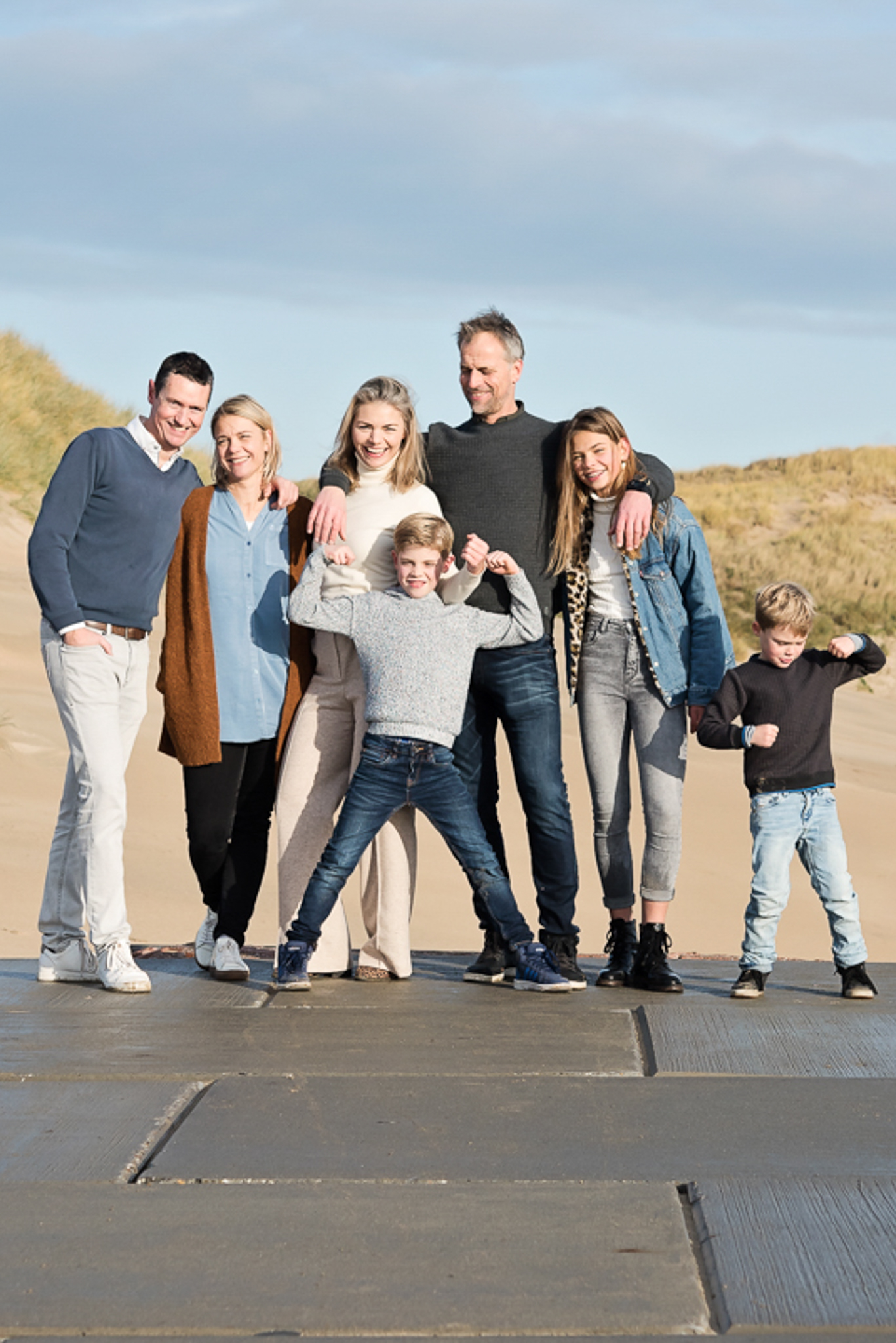 Familieportret Strand Bloemendaal